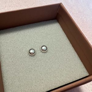 silver rounded studs